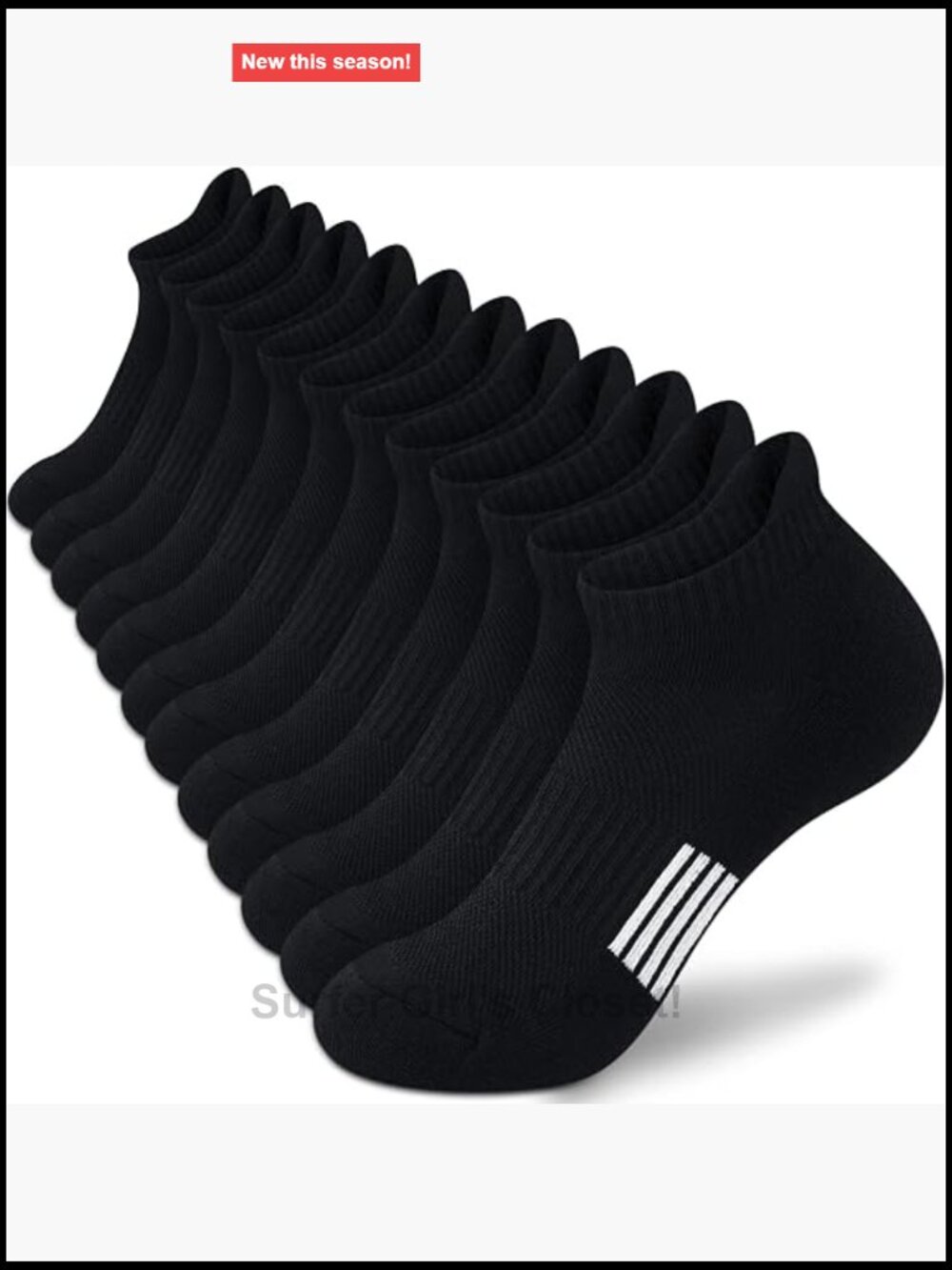 Womens Cushioned Athletic Running No Show Socks 6-Pack